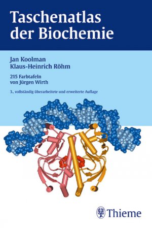 ISBN 9783137594031: Taschenatlas der Biochemie von Jan Koolman Hochschullehrer Physiologisch-Chemisches Institut Universität Marburg Fachbereich Chemie Fachbereich Humanmedizin in Marburg Forschungsgebiet Insektenhormone