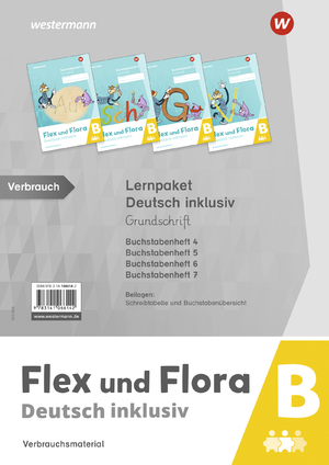 ISBN 9783141066142: Flex und Flora - Deutsch inklusiv Ausgabe 2021 – Lernpaket Deutsch inklusiv B (Grundschrift)