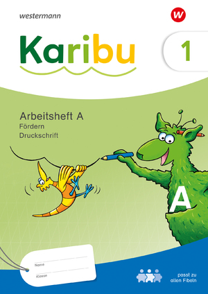 ISBN 9783141292787: Karibu - Ausgabe 2024 – Arbeitsheft Fördern 1 (A) Druckschrift