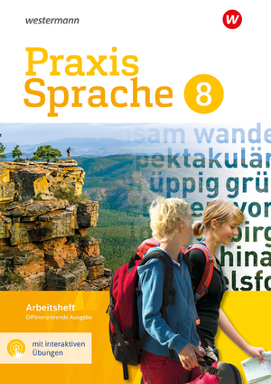 ISBN 9783141451467: Praxis Sprache - Differenzierende Ausgabe 2017 – Arbeitsheft 8 mit interaktiven Übungen