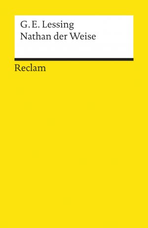 gebrauchtes Buch – Lessing, Gotthold Ephraim – Nathan der Weise - ein dramat. Gedicht in 5 Aufzügen