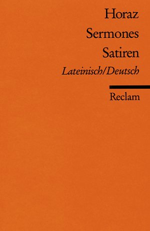 gebrauchtes Buch – Sermones /Satiren. Lat. /Dt.