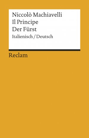 gebrauchtes Buch – Niccolò Machiavelli – Il Principe /Der Fürst - Ital. /Dt.