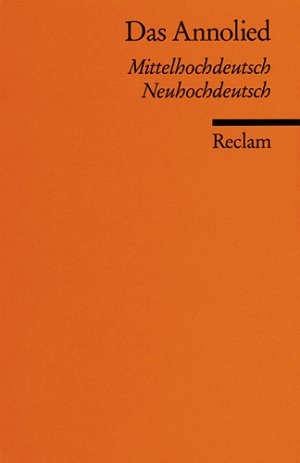 ISBN 9783150014165: Das Annolied.: Mittelhochdeutsch / Neuhochdeutsch. Zweisprachig