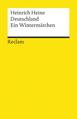 ISBN 9783150022535: Deutschland. Ein Wintermärchen - Heine, Heinrich – Deutsch-Lektüre, Deutsche Klassiker der Literatur – 2253