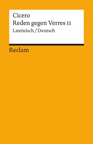 gebrauchtes Buch – Krüger, Gerhard, Cicero und Gerhard Krüger – Reden gegen Verres II, Lateinisch - Deutsch