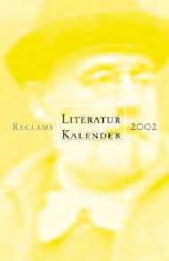 ISBN 9783150060940: Reclams Literatur-Kalender 2002 – XLVIII. Jahrgang