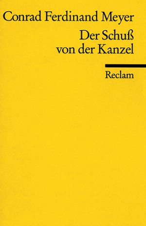 ISBN 9783150069448: Der Schuss von der Kanzel