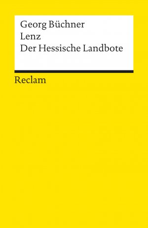 ISBN 9783150079553: Lenz · Der Hessische Landbote. Textausgabe mit editorischer Notiz und Nachwort - Büchner, Georg – Deutsch-Lektüre, Deutsche Klassiker der Literatur – 7955