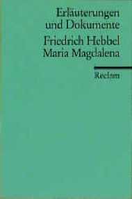 ISBN 9783150081051: Maria Magdalena (Erl. u. Dok.)