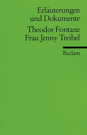 gebrauchtes Buch – walter-wagner – Erläuterungen und Dokumente zu Theodor Fontane: Frau Jenny Treibel: Erlauterungen Und Dokumente