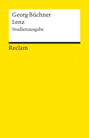 ISBN 9783150082102: Lenz - Studienausgabe mit Quellenanhang und Nachwort