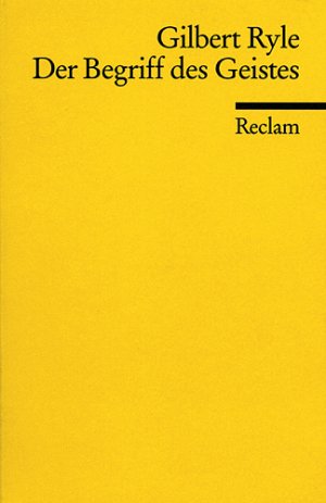 ISBN 9783150083314: Der Begriff des Geistes