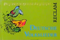 ISBN 9783150086667: Deutsche Volkslieder