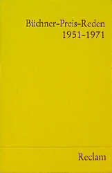 gebrauchtes Buch – Büchner-Preis-Reden 1951-1971