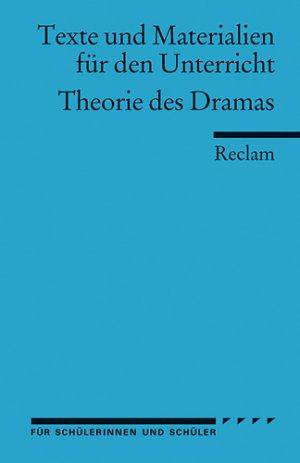 ISBN 9783150095034: Theorie des Dramas