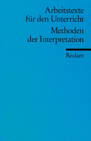 ISBN 9783150095867: Methoden der Interpretation