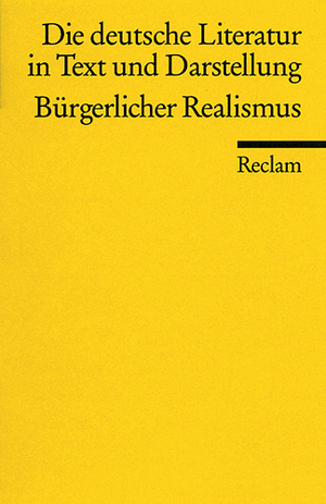 ISBN 9783150096413: Die deutsche Literatur. Ein Abriss in Text und Darstellung - Bürgerlicher Realismus