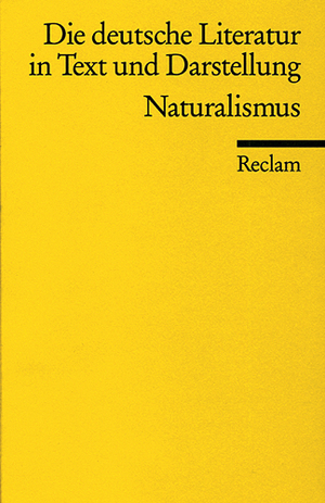 ISBN 9783150096451: Die deutsche Literatur. Ein Abriss in Text und Darstellung - Naturalismus