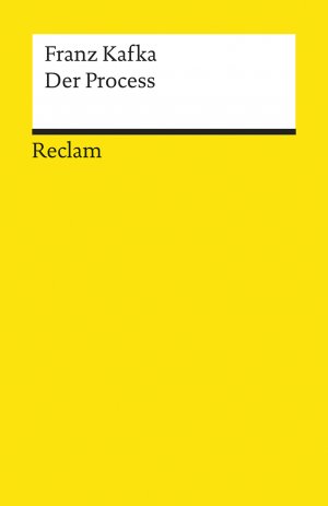 ISBN 9783150096765: Der Process - Roman. Textausgabe mit Anhang, Anmerkungen und Nachwort