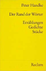 ISBN 9783150097748: Der Rand der Wörter