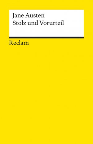 ISBN 9783150098714: Stolz und Vorurteil. Jane Austen. Aus d. Engl. übers. von Ursula u. Christian Grawe. Nachw. u. Anm. von Christian Grawe / Reclams Universal-Bibliothek ; Nr. 9871