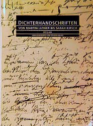 ISBN 9783150104521: Dichterhandschriften., von Martin Luther bis Sarah Kirsch.