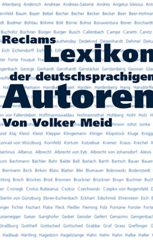 ISBN 9783150104873: Reclams Lexikon der deutschsprachigen Autoren