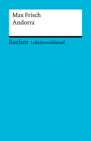 ISBN 9783150153321: Lektüreschlüssel zu Max Frisch: Andorra