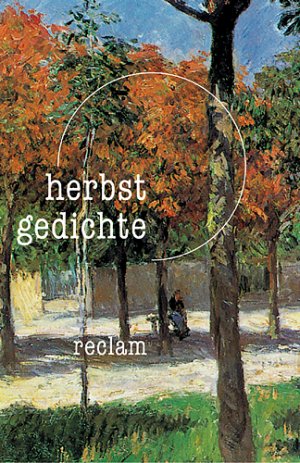 ISBN 9783150181065: Herbstgedichte