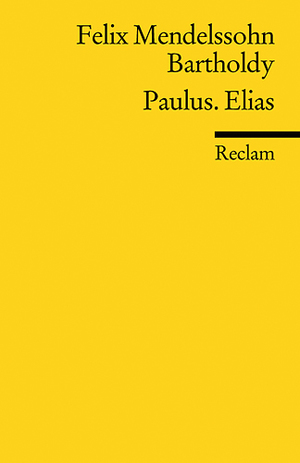 ISBN 9783150183939: Paulus. Elias Textausgabe