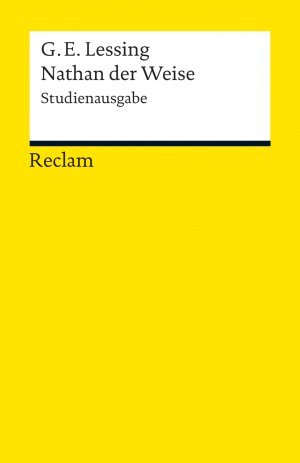 ISBN 9783150191422: Nathan der Weise. Studienausgabe – Lessing, Gotthold Ephraim – Deutsch-Lektüre, Deutsche Klassiker der Literatur – 19142