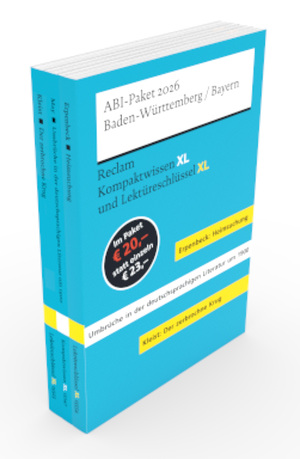 ISBN 9783150301012: ABI-Paket 2026 Baden-Württemberg/Bayern | Reclam Kompaktwissen XL und Lektüreschlüssel XL