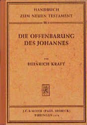 ISBN 9783161356827: Die Offenbarung des Johannes. - Handbuch zum Neuen Testament Band16a.