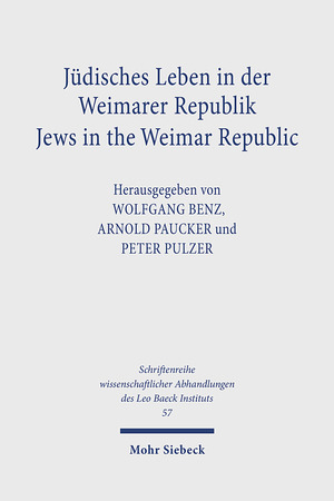 ISBN 9783161468735: Jüdisches Leben in der Weimarer Republik /Jews in the Weimar Republic