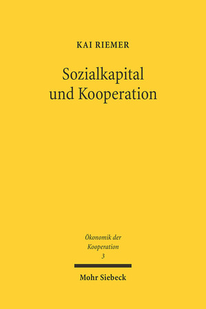 ISBN 9783161485992: Sozialkapital und Kooperation - Zur Rolle von Sozialkapital im Management zwischenbetrieblicher Kooperationsbeziehungen