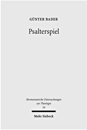 ISBN 9783161501197: Psalterspiel - Skizze einer Theologie des Psalters