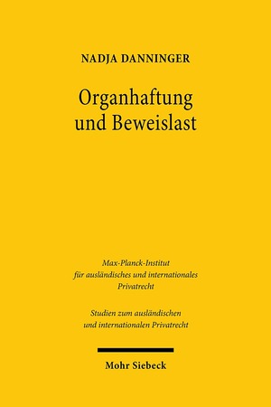 ISBN 9783161594670: Organhaftung und Beweislast