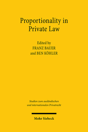 ISBN 9783161622922: Proportionality in Private Law