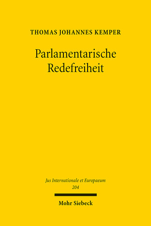 ISBN 9783161633423: Parlamentarische Redefreiheit