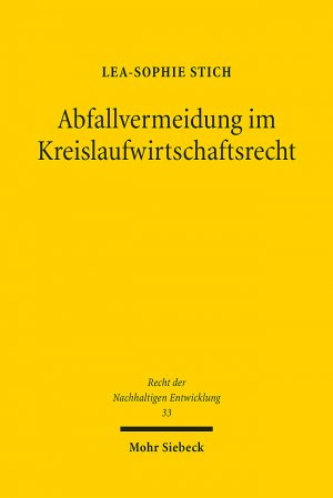 ISBN 9783161637841: Abfallvermeidung im Kreislaufwirtschaftsrecht