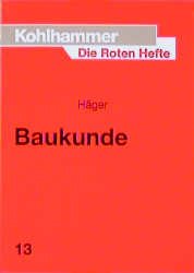 ISBN 9783170138179: Baukunde