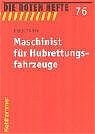 ISBN 9783170174085: Maschinist für Hubrettungsfahrzeuge