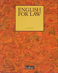 ISBN 9783190024193: English for Law