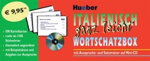 gebrauchtes Buch – Oliver Sparisci – Italienisch ganz leicht Wortschatzbox - Paket mit Aussprache- und Satztrainer auf Mini-CD