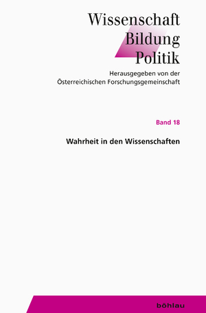 ISBN 9783205202615: Wahrheit in den Wissenschaften