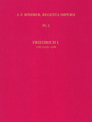 ISBN 9783205208037: Die Regesten des Kaiserreiches unter Friedrich I. 1152 (1122)-1190. Lieferung 5