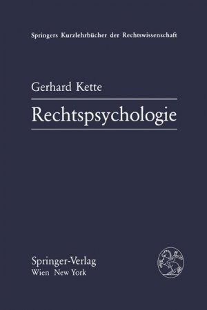 ISBN 9783211819494: Rechtspsychologie