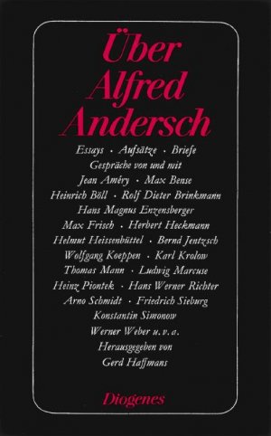 ISBN 9783257208191: Über Alfred Andersch