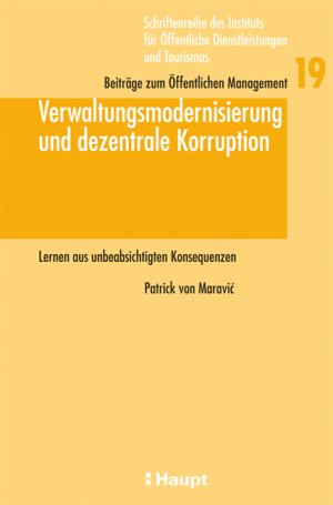 ISBN 9783258072241: Verwaltungsmodernisierung und dezentrale Korruption